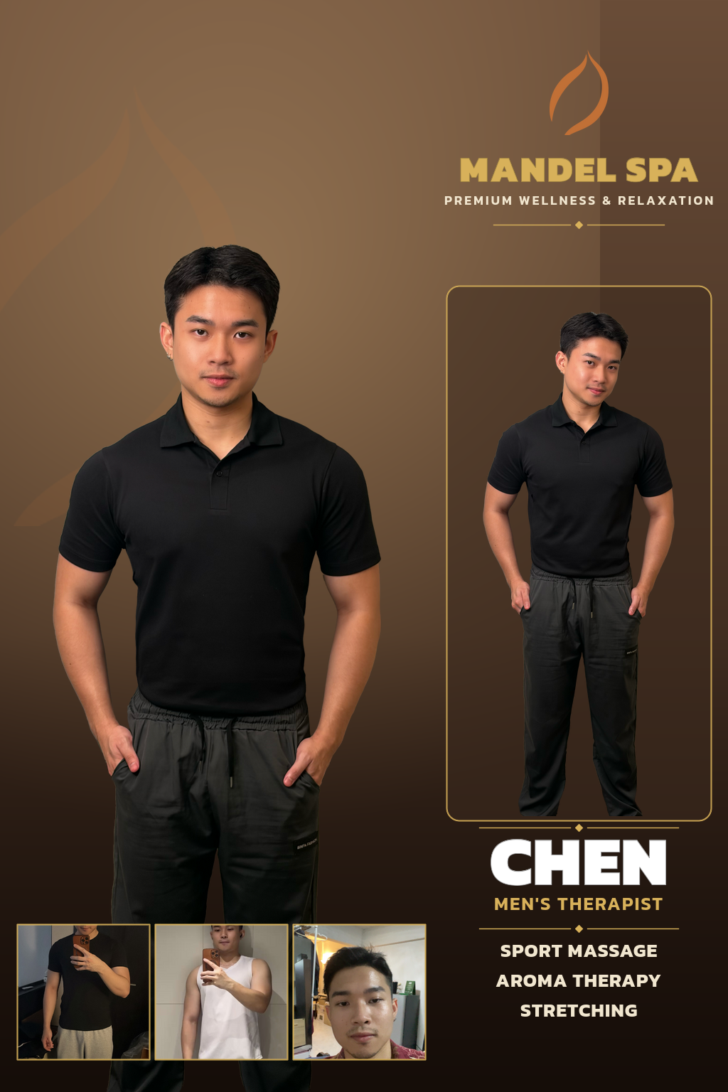 曼谷男技师 CHEN - Mandel Spa 通罗23分店
