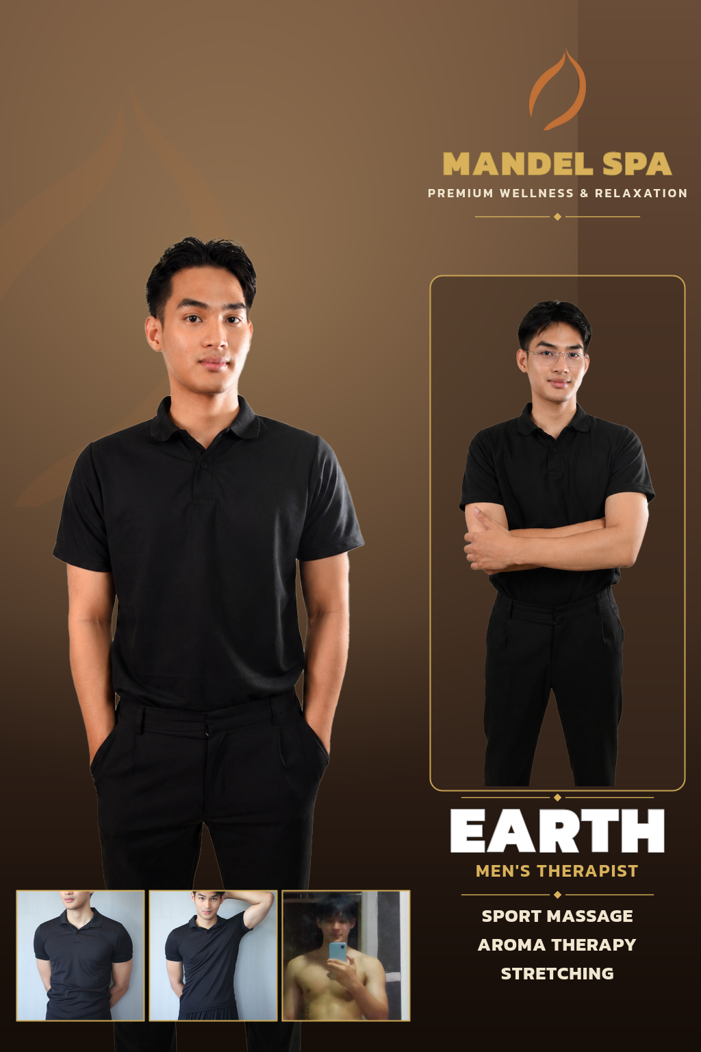 曼谷男技师 EARTH - Mandel Spa 拉抛91分店