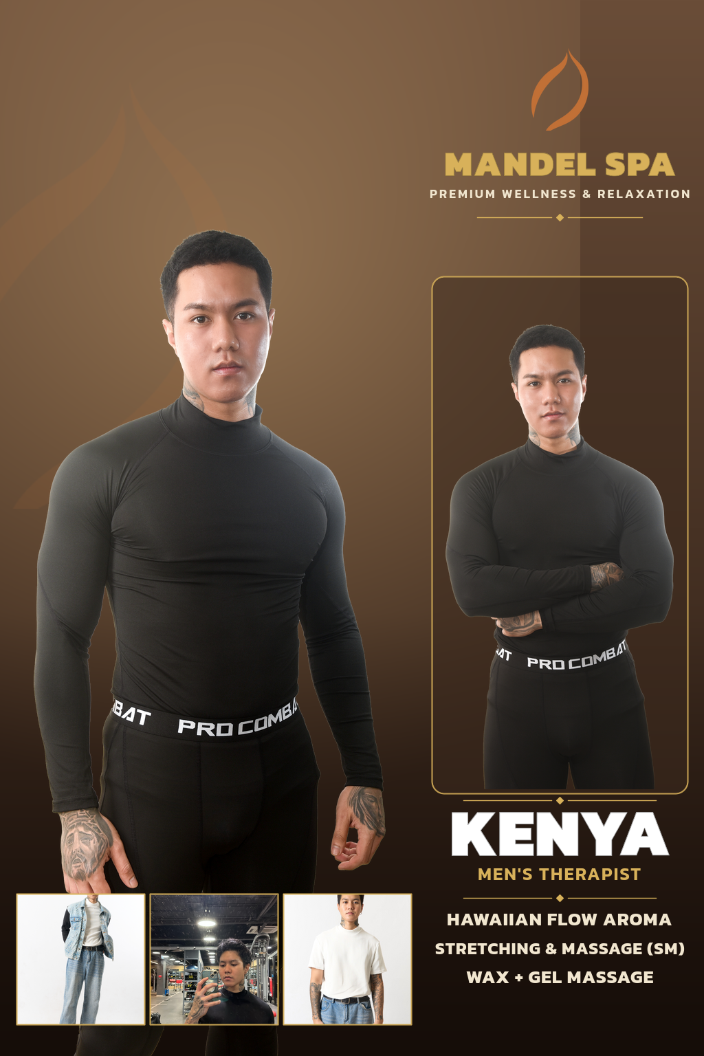 曼谷男技师 KENYA - Mandel Spa 通罗23分店