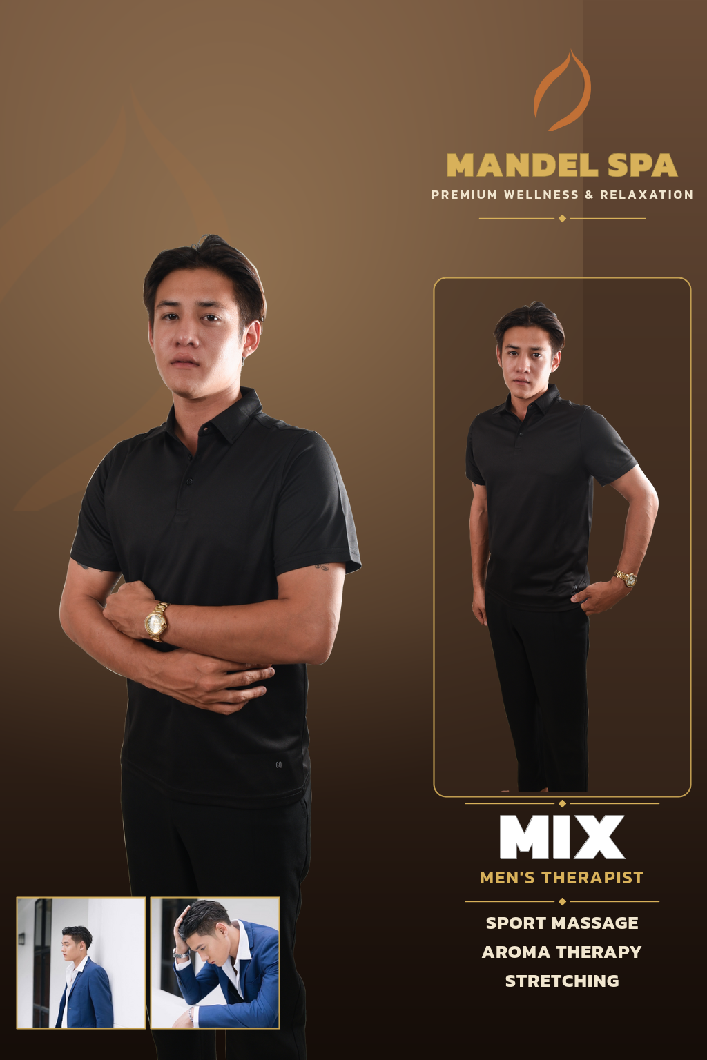 曼谷男技师 MIX - Mandel Spa Sukhonthasawat 分店