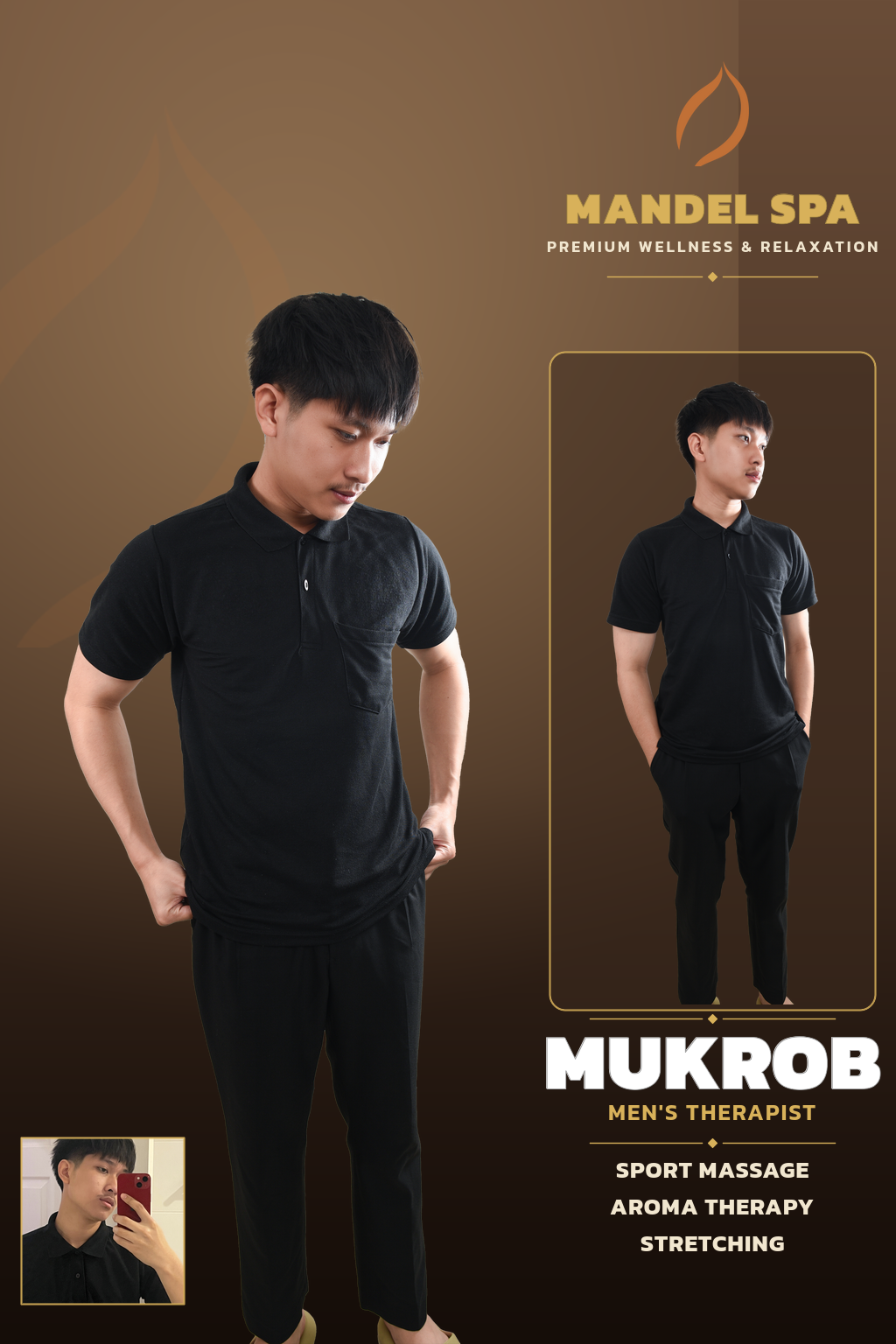 曼谷男技师 MUKROB - Mandel Spa Sukhonthasawat 分店
