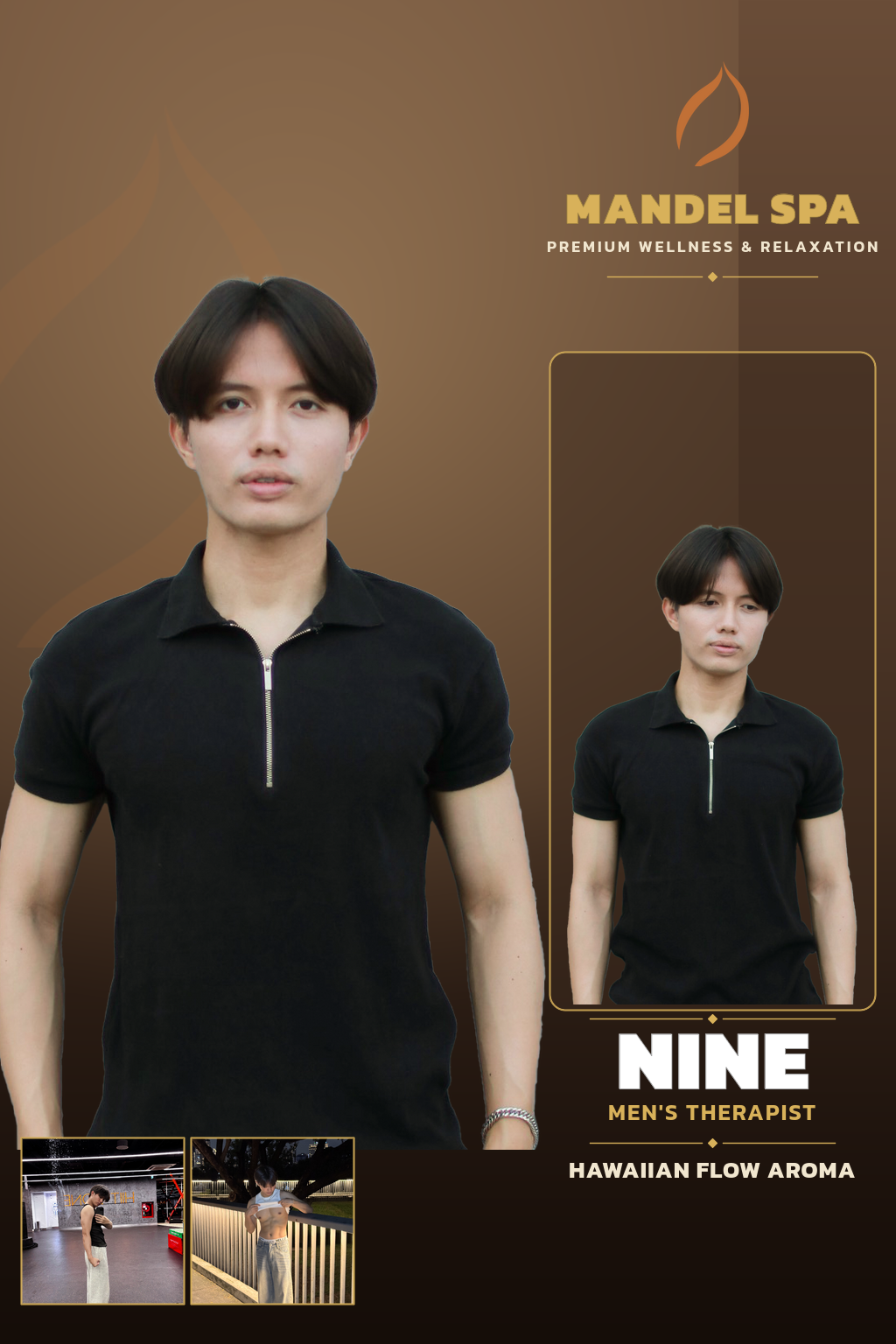 曼谷男技师 NINE - Mandel Spa 拉抛91分店