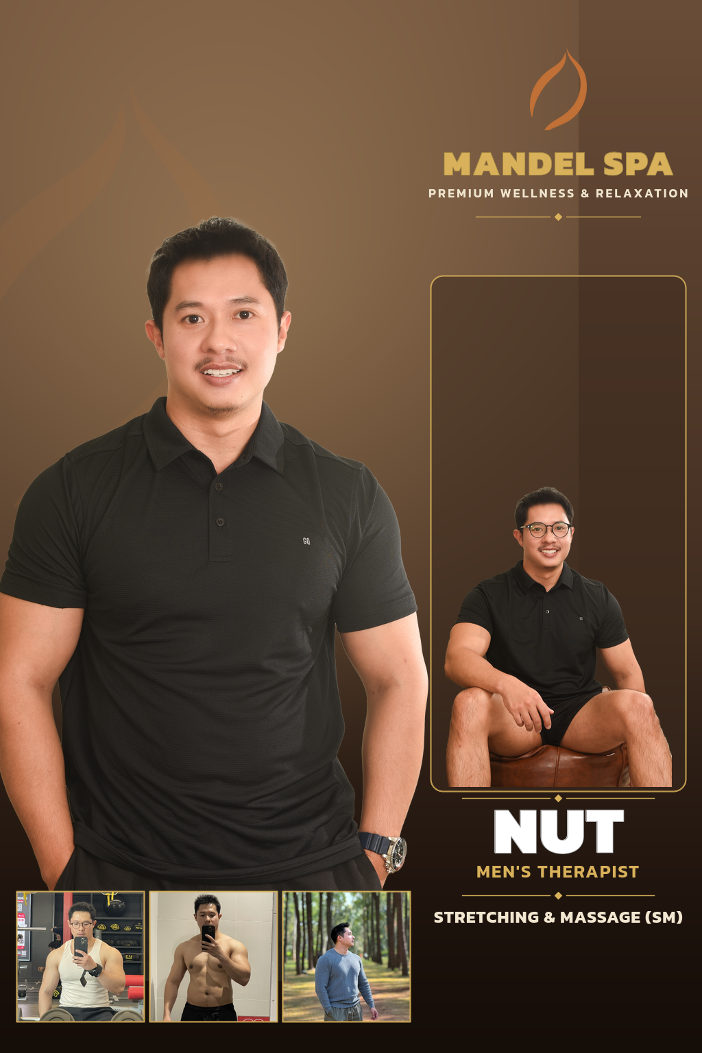 曼谷男技师 NUT - Mandel Spa Sukhonthasawat 分店