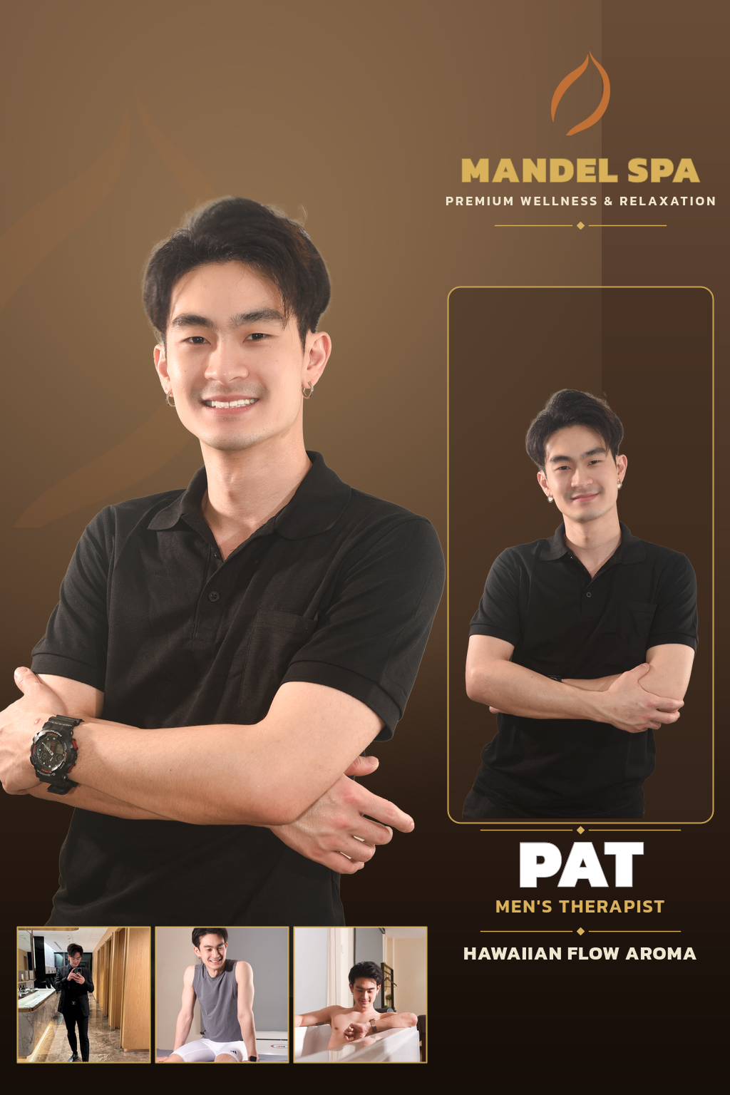曼谷男技师 PAT - Mandel Spa 拉抛91分店