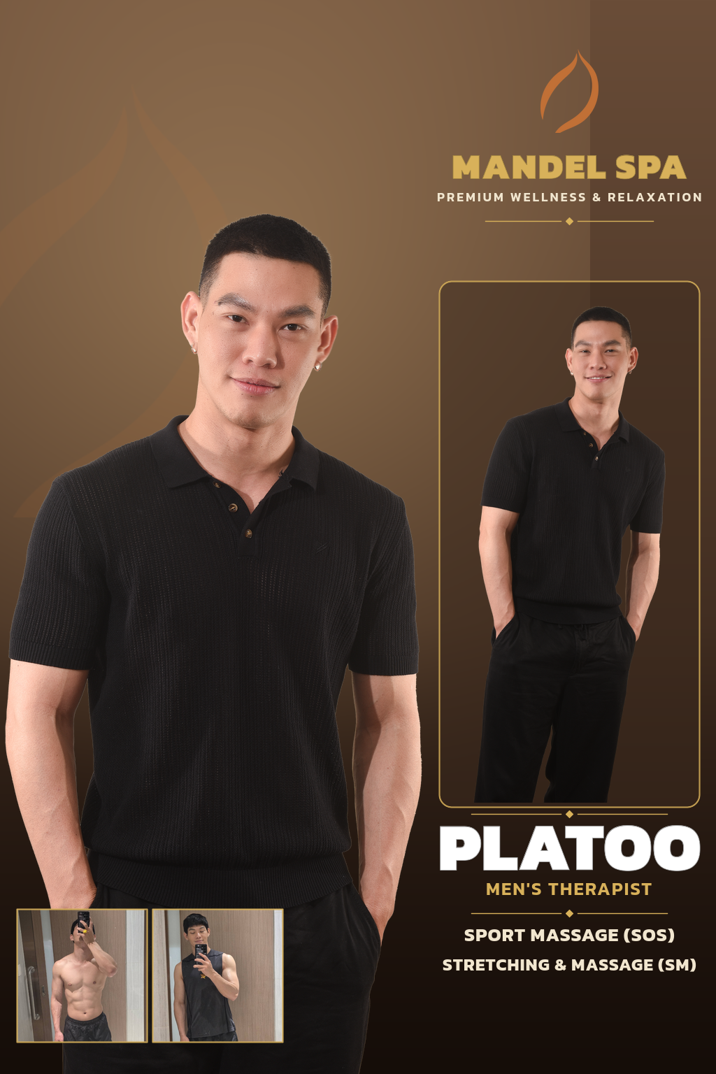 曼谷男技师 PLATOO - Mandel Spa 通罗23分店
