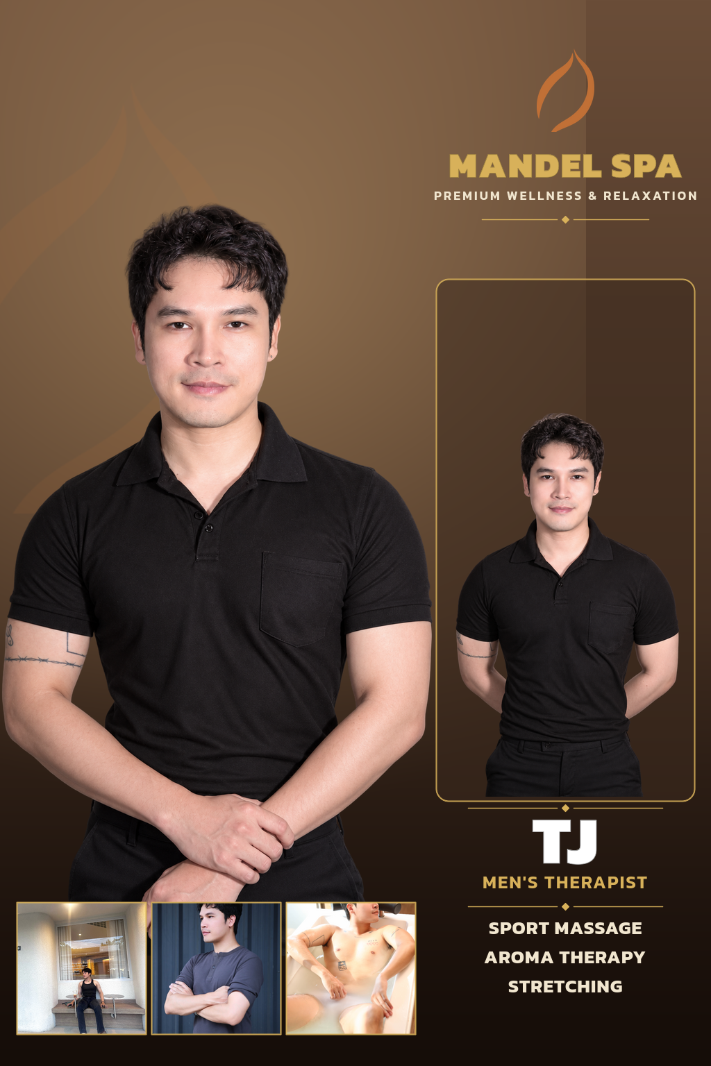 曼谷男技师 TJ - Mandel Spa 拉抛91分店