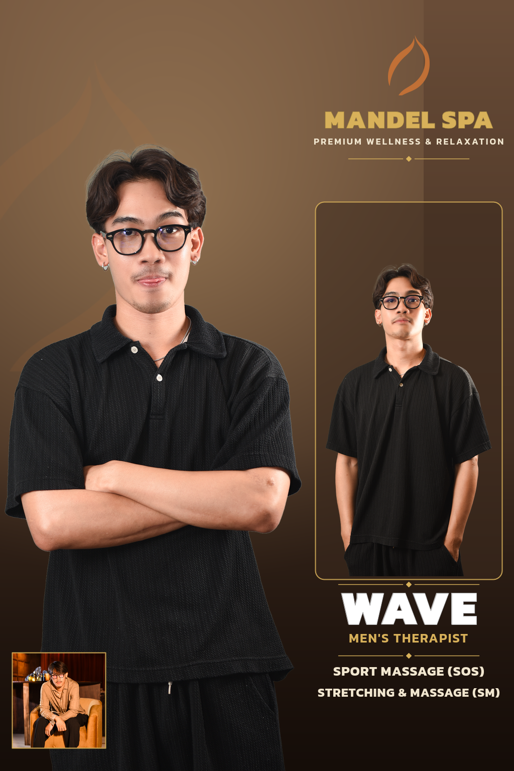 曼谷男技师 WAVE - Mandel Spa 拉抛91分店